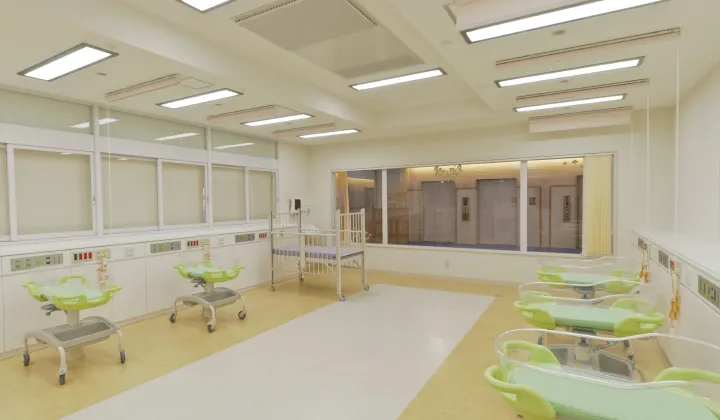 画像：NICU新生児のための集中治療室ー